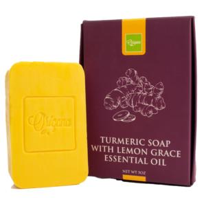 Turmeric Soap with Lemon Grace Essential Oil