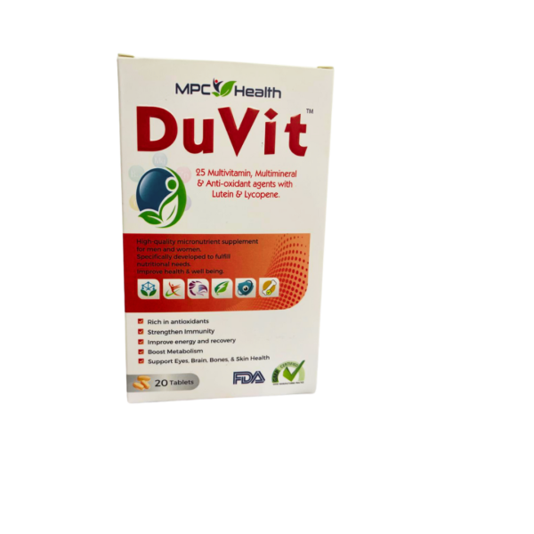 DuVit Multivitamins – 25 Essential Nutrients for boost wellness