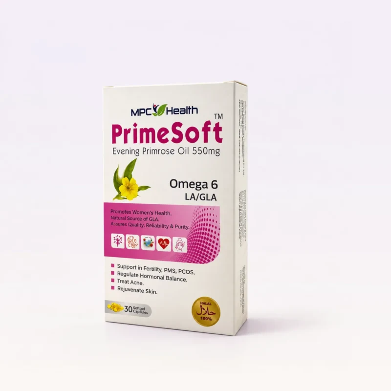 PrimeSoft Evening Primrose Oil 550 mg