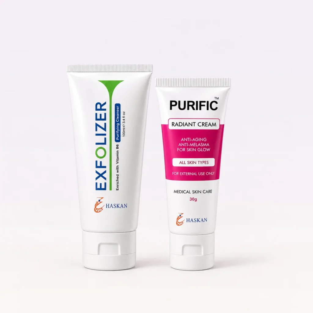 Skincare Duo: Exfolizer + Purific Cream